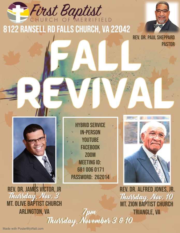 church fall revival - Made with PosterMyWall